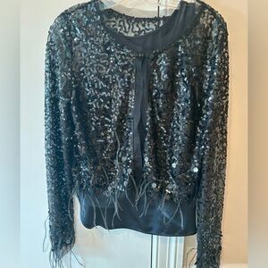 Beautiful beaded and sequin cardigan